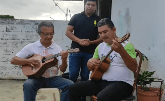 Homenaje Poeta Pedro Felipe Sosa Caro vestida garza blanca