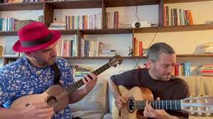 Dos amigos jugando música. Jorge Glen & Yotan Silberstein