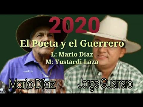 El Poeta Mario Díaz y el Guerrero del Folklore Jorge Guerrero