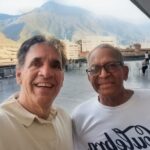 José Rafael Quintana junto a Enrique "Culebra" Iriarte (derecha)